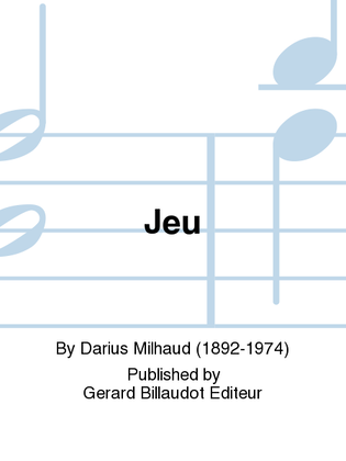 Book cover for Jeu