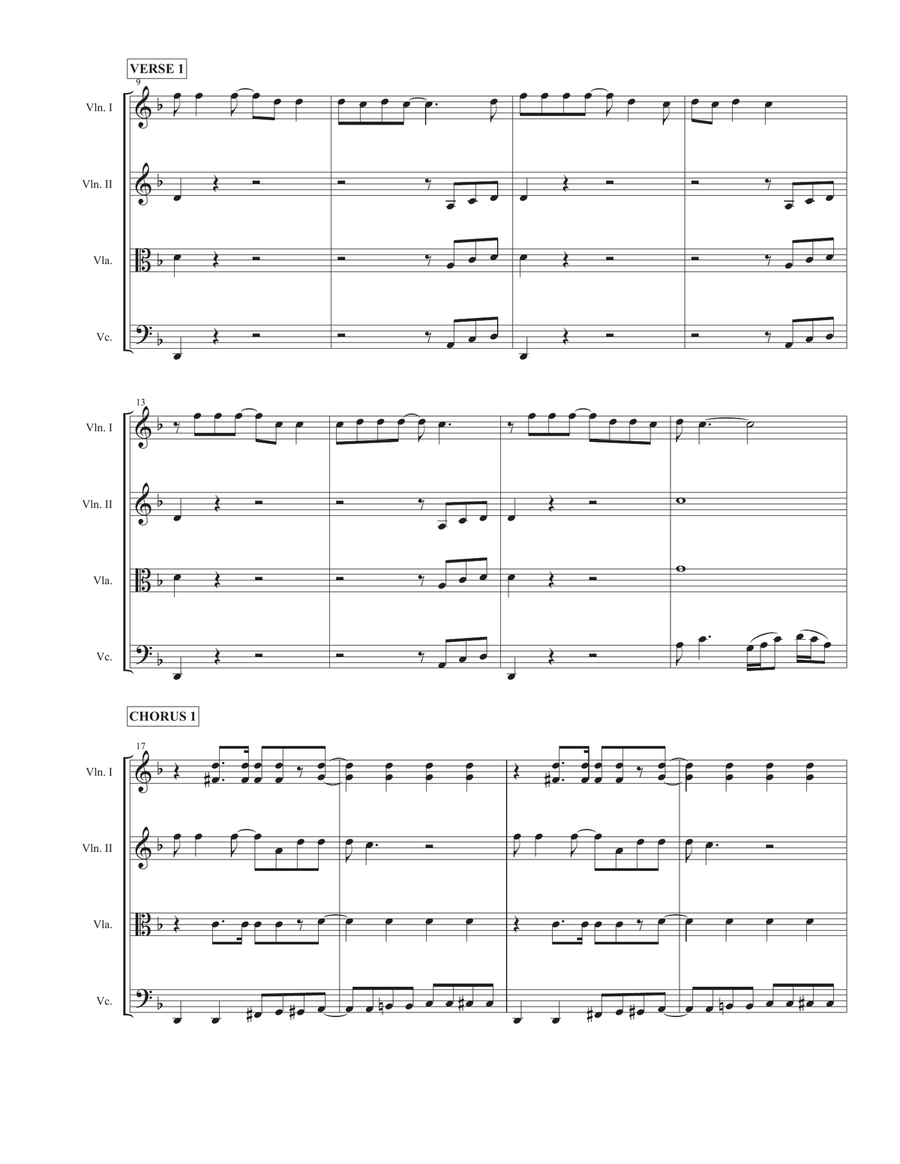 Fire String Quartet scores gallery preview page 2