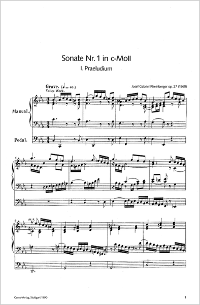 Organ Sonatas 1-10 (vol. 38)