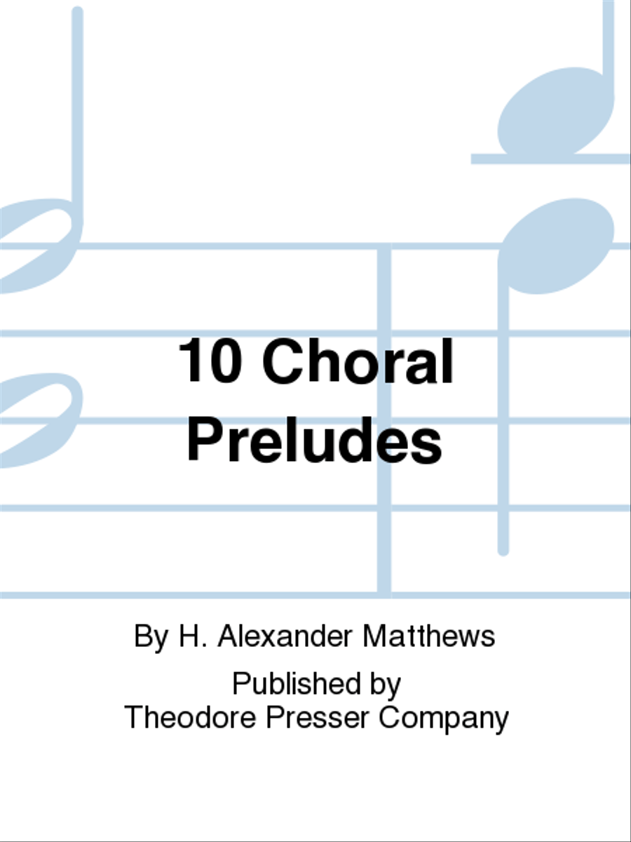10 Choral Preludes Chamber Music scores gallery preview page 1
