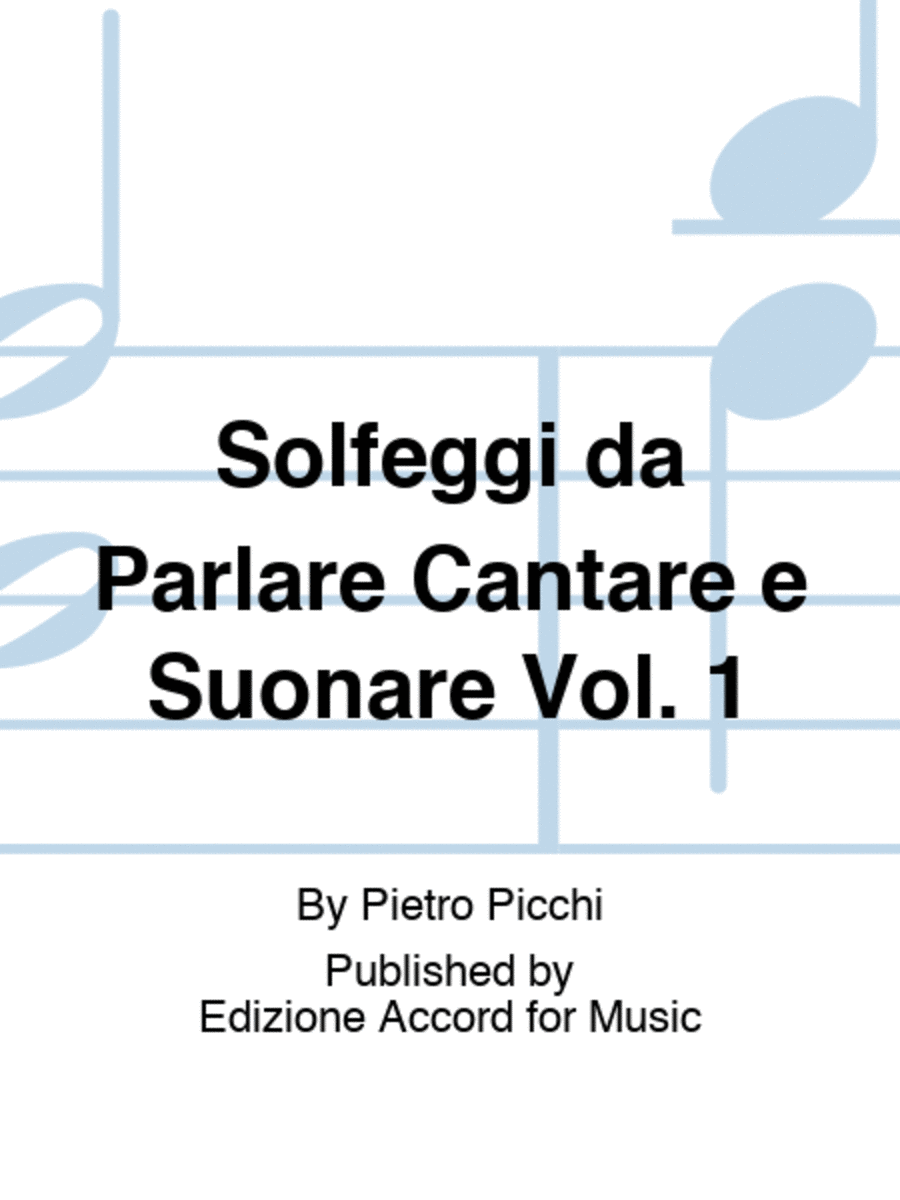 Solfeggi da Parlare Cantare e Suonare Vol. 1 School and Community scores gallery preview page 1