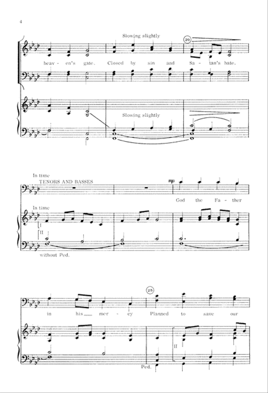 Advent Carol 4-Part scores gallery preview page 5