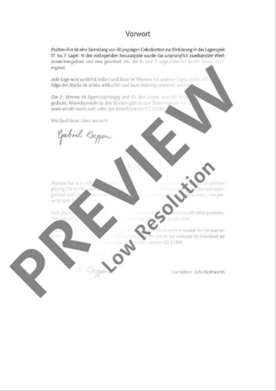 Position Fun Cello scores gallery preview page 2