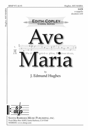 Book cover for Ave Maria - SATB Octavo
