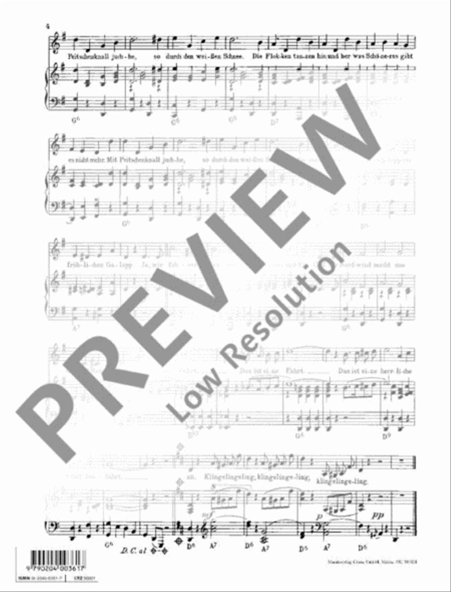Petersburger Schlittenfahrt Voice Solo scores gallery preview page 5