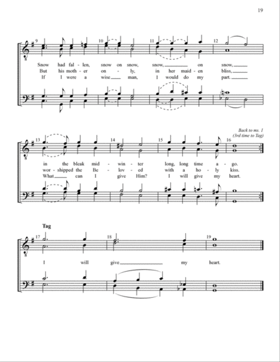 Yuletide Favorites (Volume II) TTBB scores gallery preview page 18