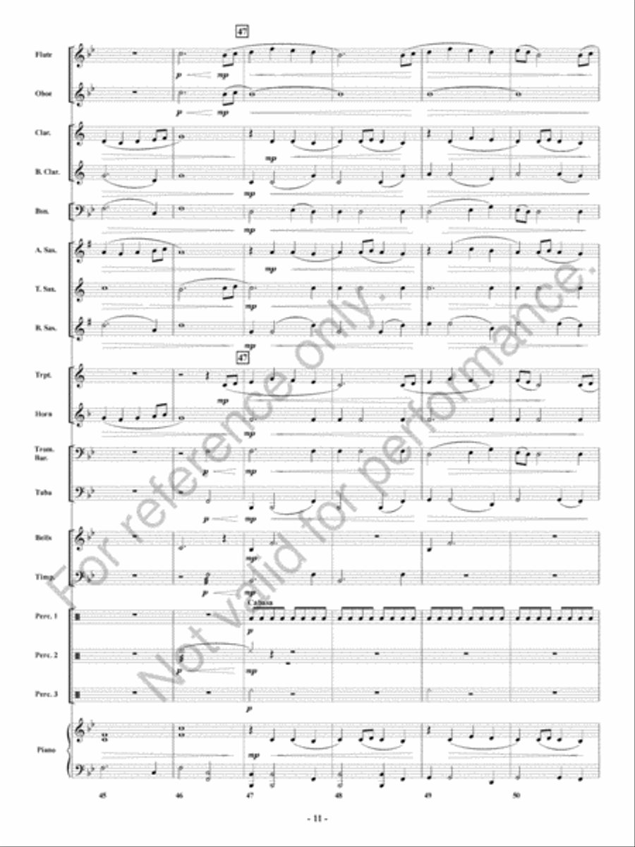 Daydreams Concert Band scores gallery preview page 12