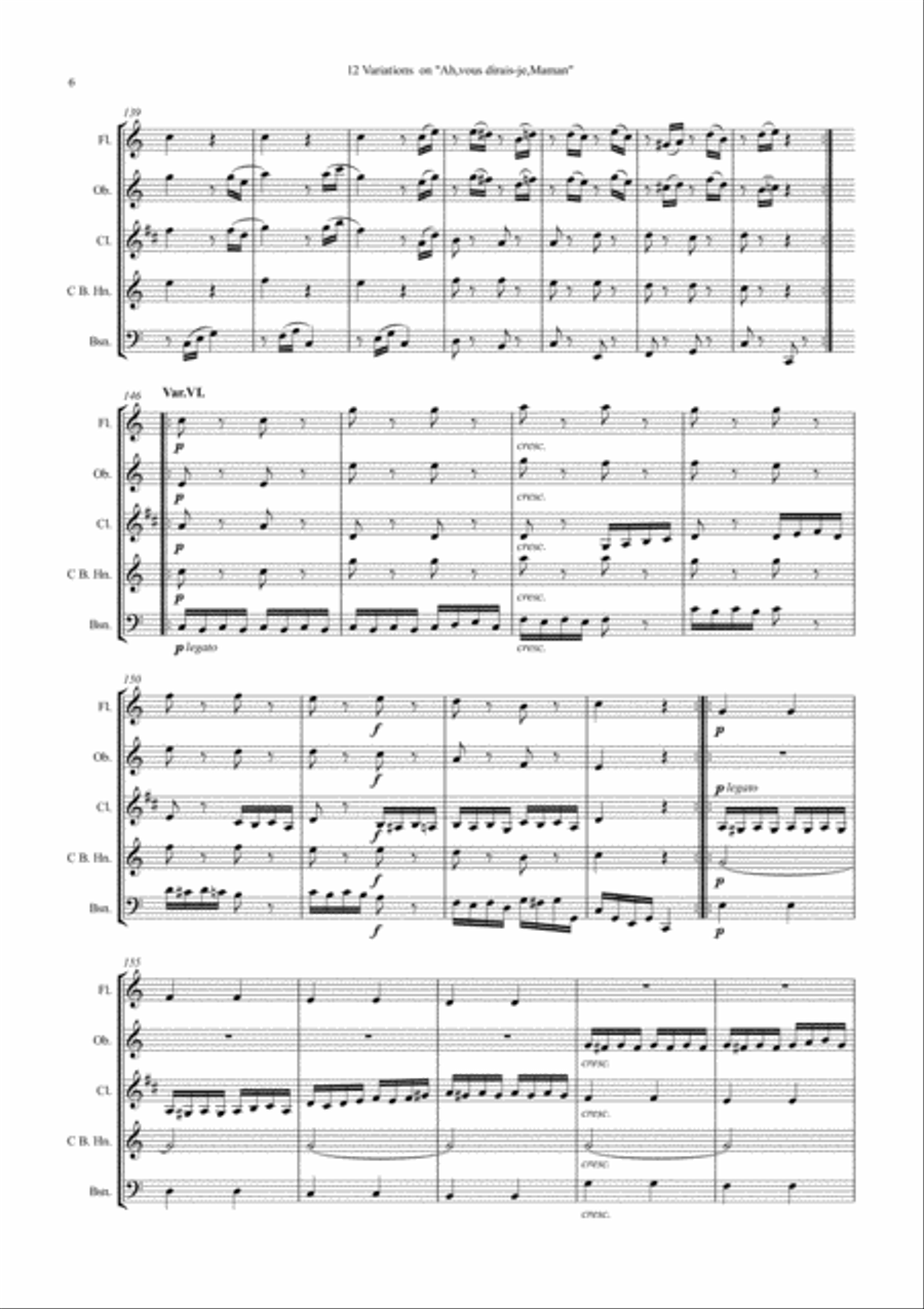 Mozart:12 Variations on 