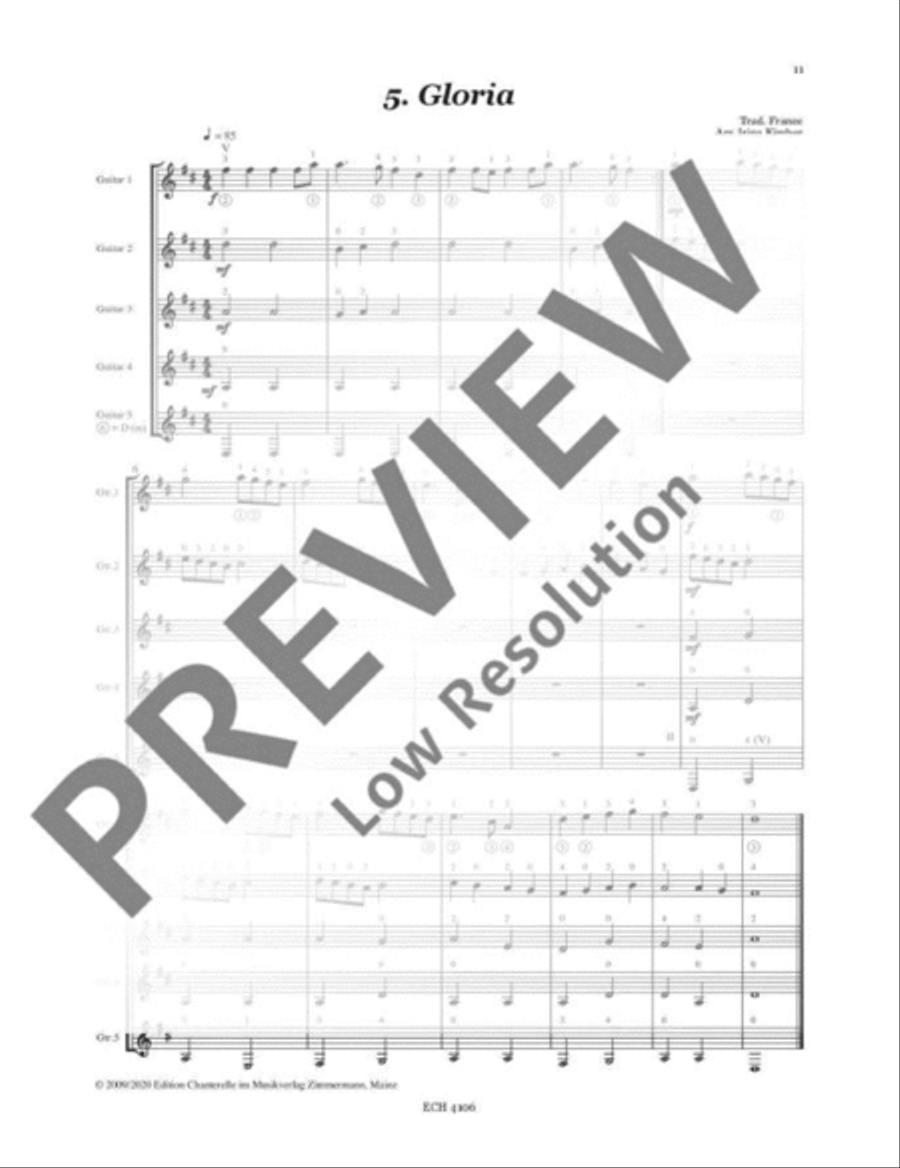 Guitar-Intro Guitar Ensemble scores gallery preview page 12