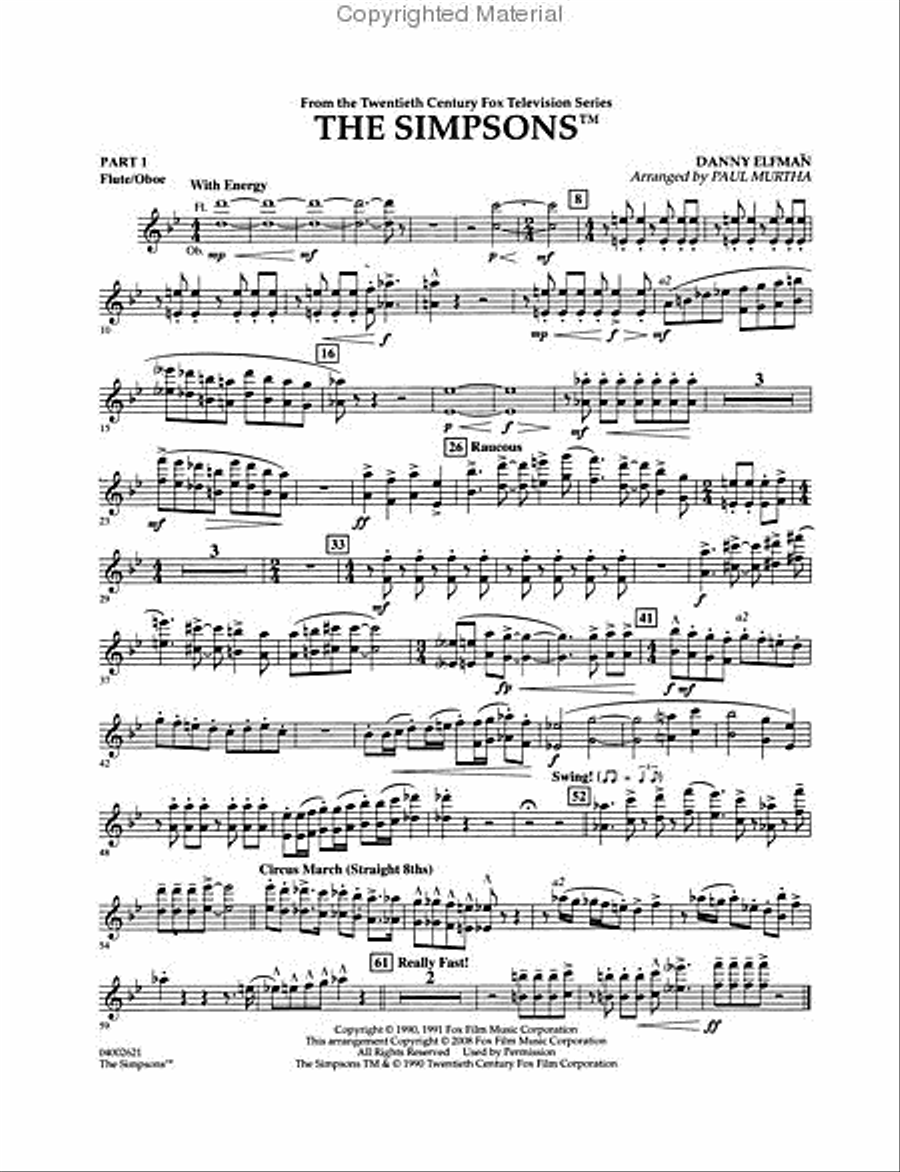 The Simpsons Concert Band scores gallery preview page 4