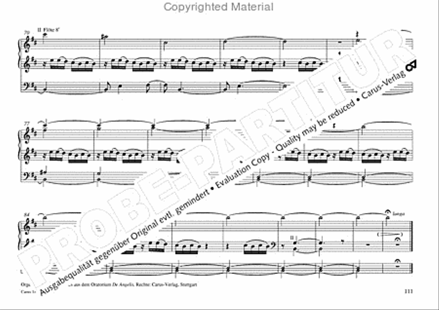 Freiburger Orgelbuch: Stammteil Organ Solo scores gallery preview page 112