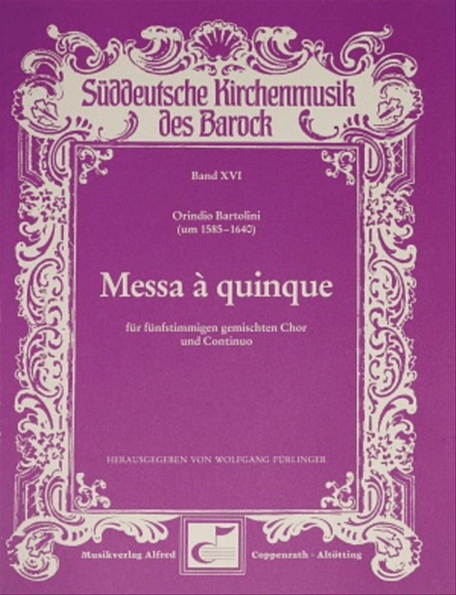 Messa a quinque Choir scores gallery preview page 1