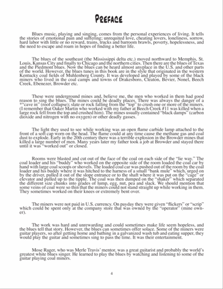 Kentucky Thumbpicking Blues for Guitar Electric Guitar scores gallery preview page 5