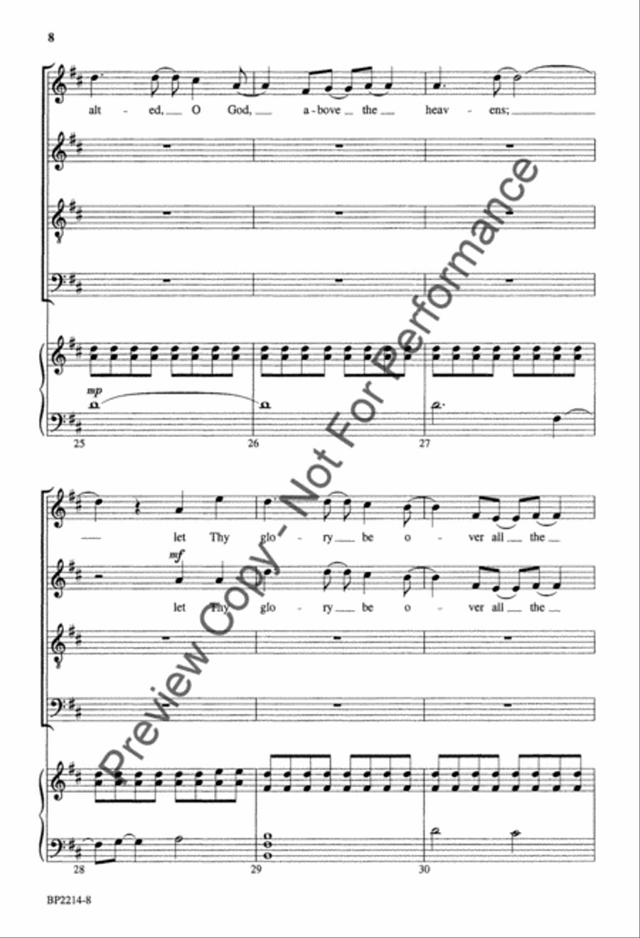 Awake, My Soul - Hagenberg 4-Part scores gallery preview page 7