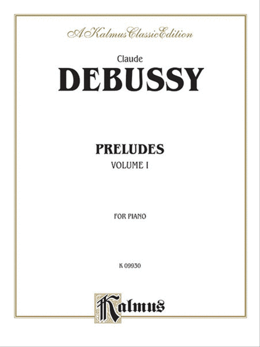 Preludes, Volume 1 Preludes, Volume 1 Piano Solo scores gallery preview page 1