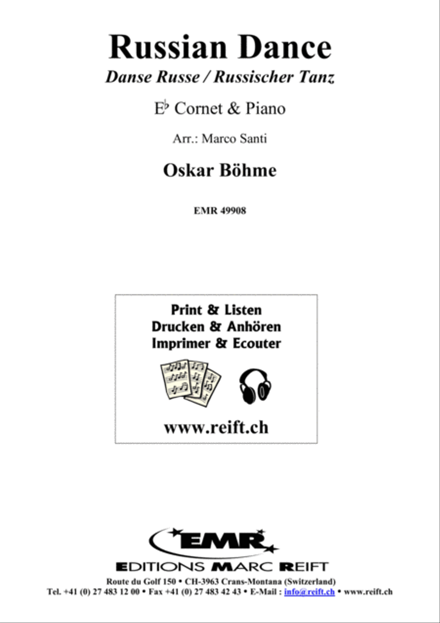 Russian Dance Cornet scores gallery preview page 2