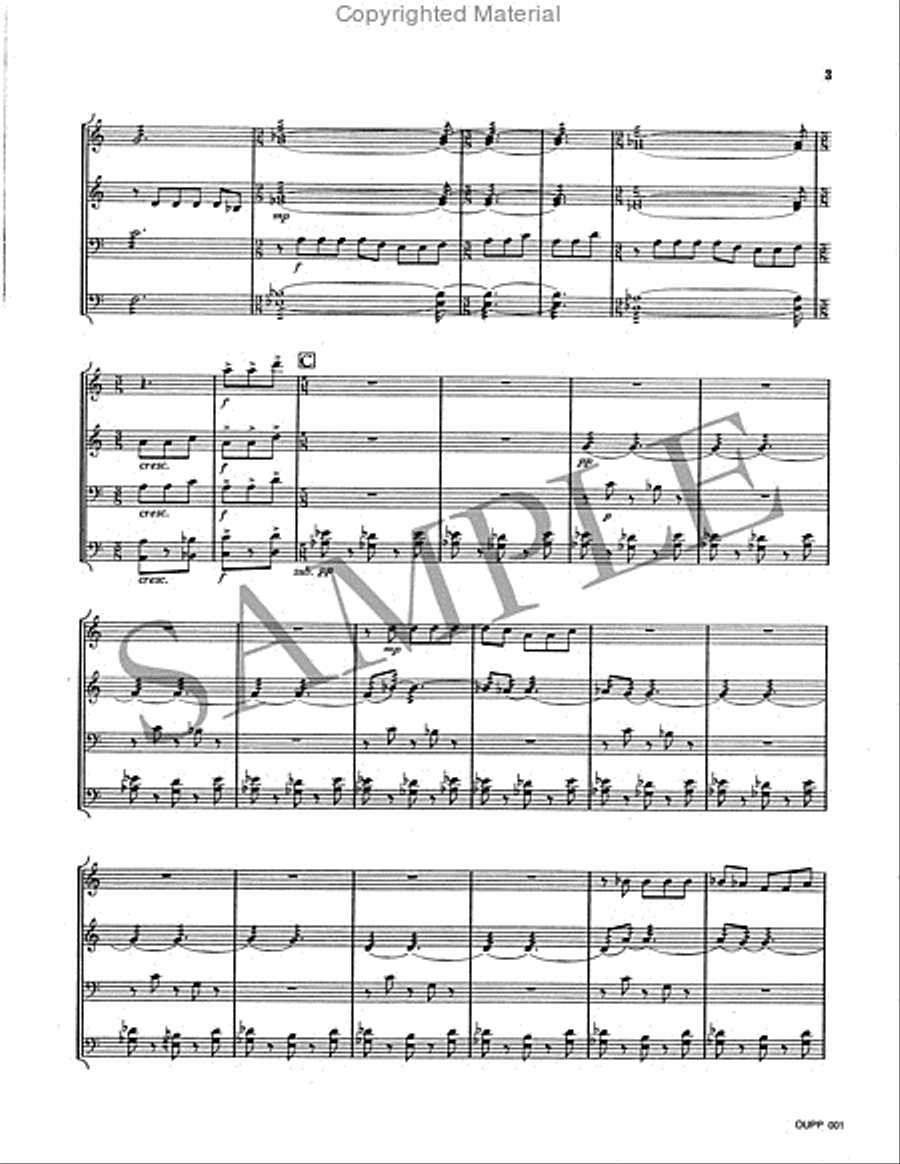 Suite for Keyboard Percussion Percussion Ensemble scores gallery preview page 3