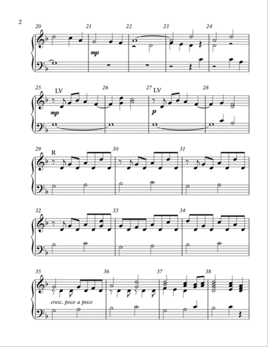 What Wondrous Love Is This - 6 Handbell Ringers Handbell Choir scores gallery preview page 2