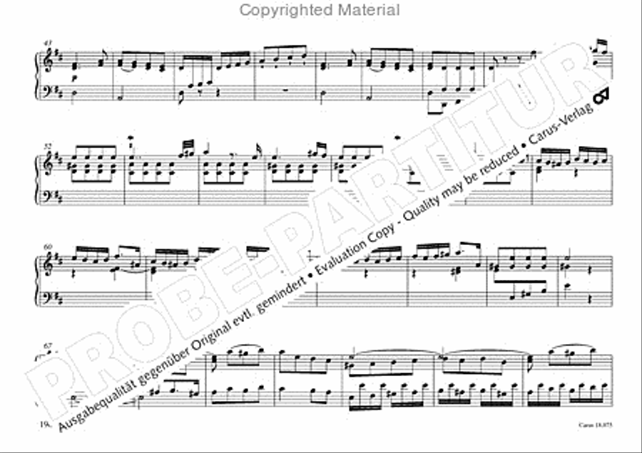 Freiburger Orgelbuch: Stammteil Organ Solo scores gallery preview page 197