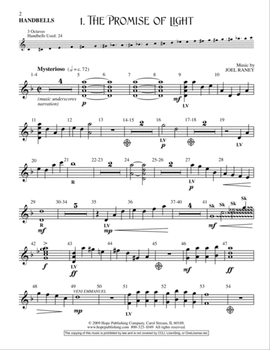 The Promise of Light Orchestra scores gallery preview page 4
