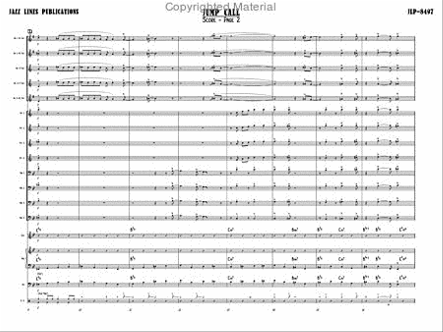 Jump Call Big Band scores gallery preview page 5