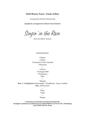 Singin' In The Rain - Score Only