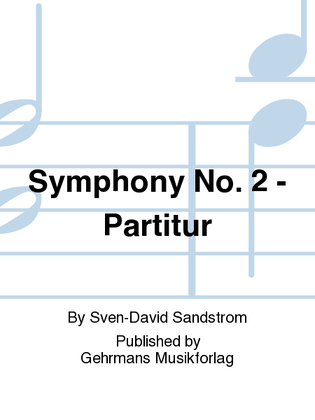 Symphony No. 2 - Partitur