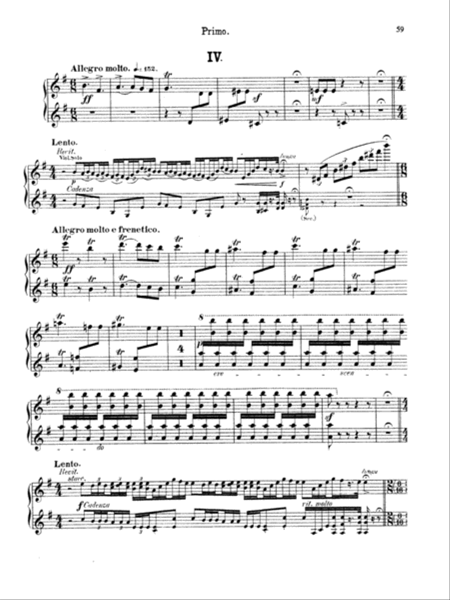 Rimsky-Korsakov: Scheherazade (Suite Symphonique, Op. 35) Piano Duet scores gallery preview page 2