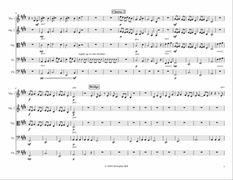 When The Party's Over String Orchestra scores gallery preview page 3