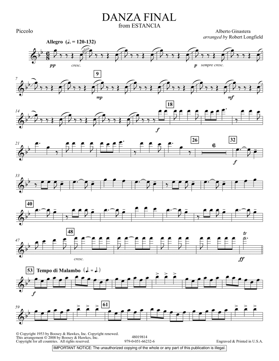 Danza Final (from 