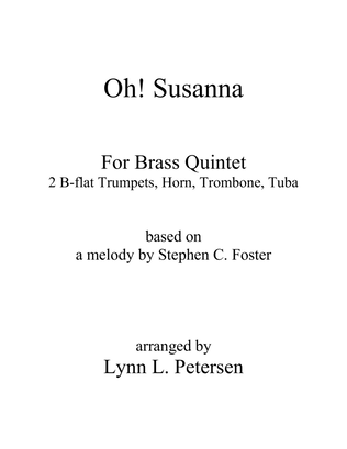 Oh! Susanna for brass quintet