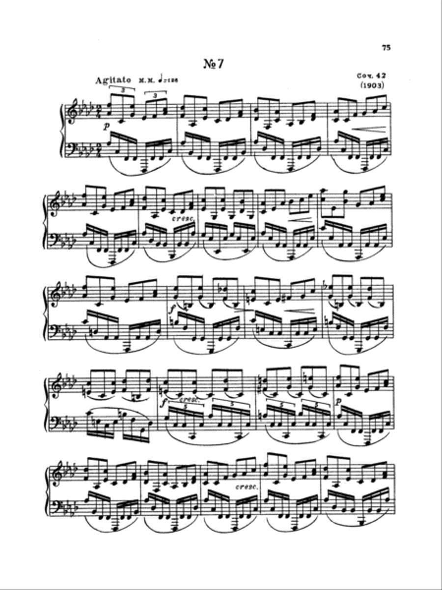 Scriabin: Etudes Piano Method scores gallery preview page 1
