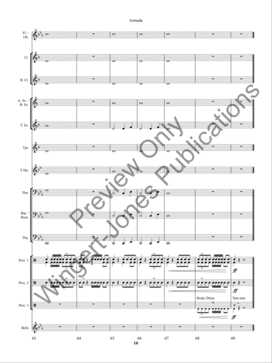 Armada Concert Band scores gallery preview page 13