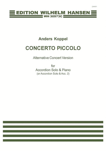 Concerto Piccolo - Alternative Concert Version