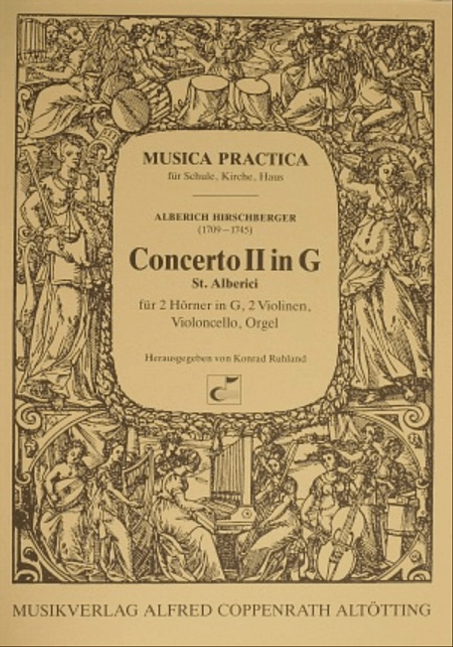 Concerto II in G Horn scores gallery preview page 1