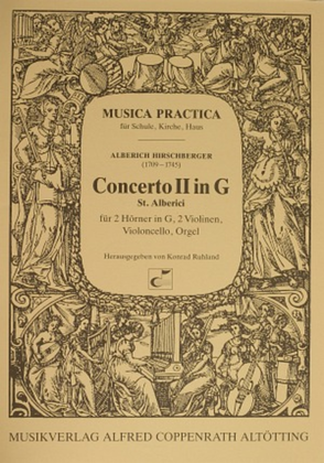 Concerto II in G