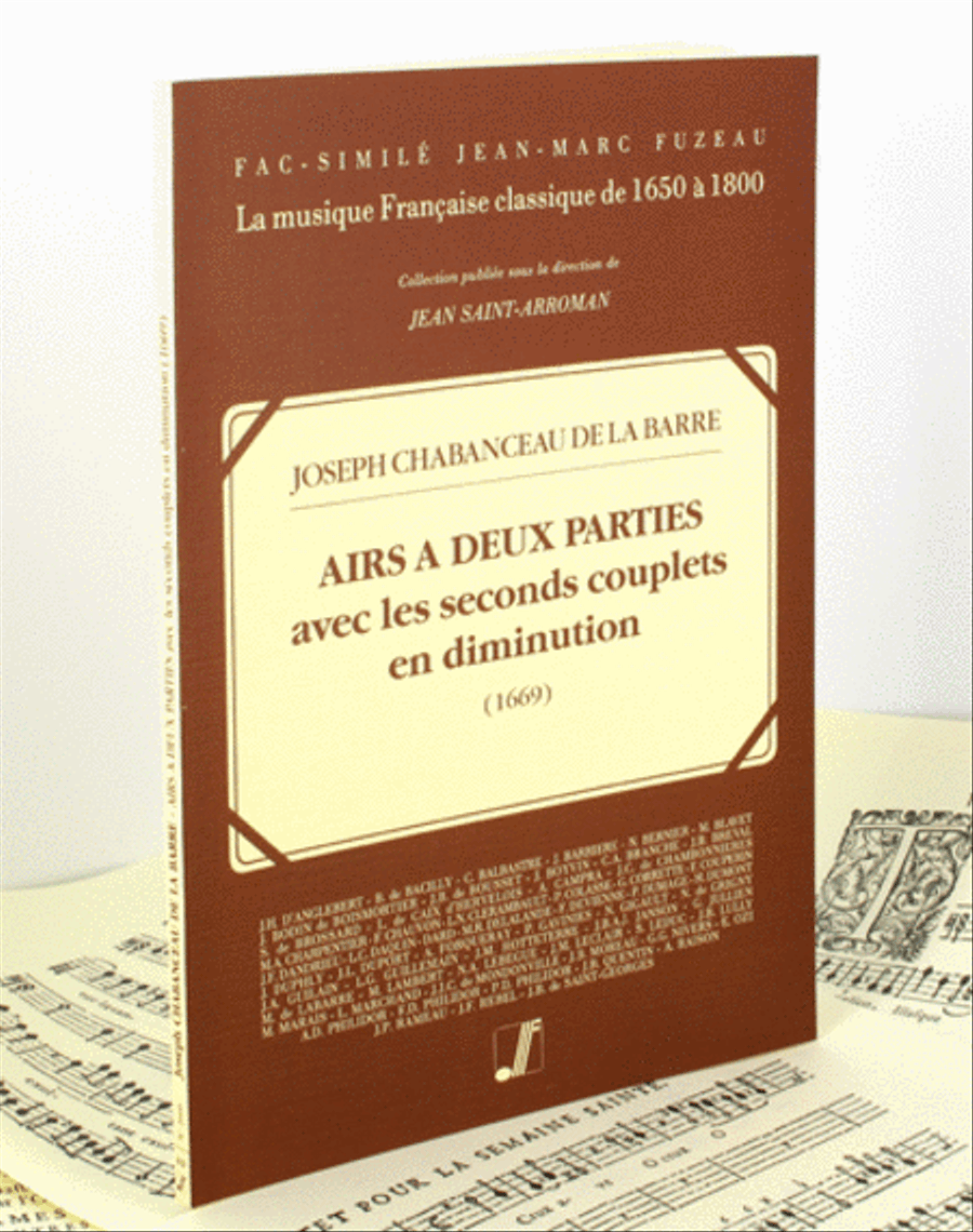 Two-part Airs, with diminutions for the second couplets. 2-Part scores gallery preview page 1