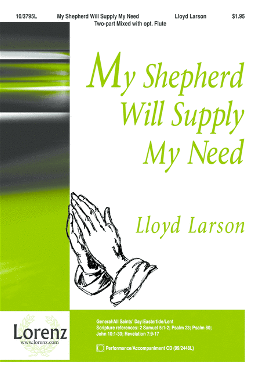 My Shepherd Will Supply My Need 2-Part scores gallery preview page 2