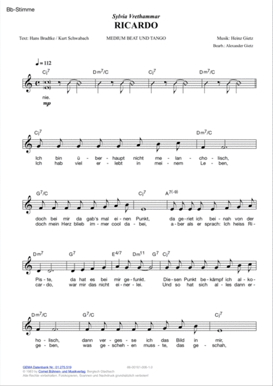 Ricardo Ricardo Voice scores gallery preview page 6