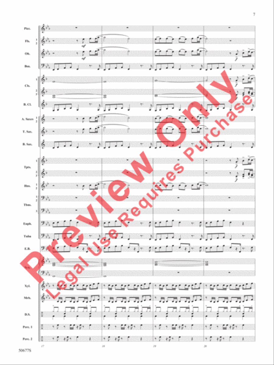 Thriller Thriller Concert Band scores gallery preview page 8
