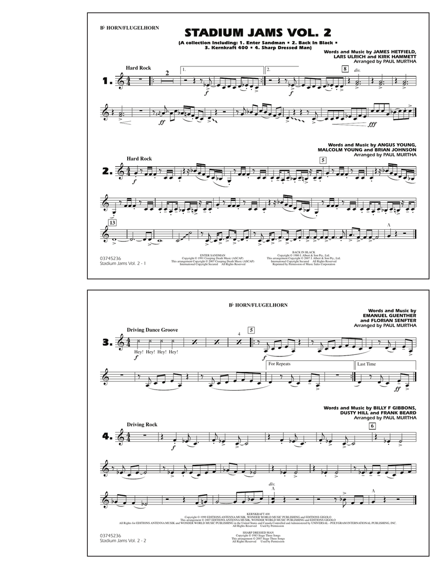 Stadium Jams - Vol. 2 - Bb Horn/Flugelhorn