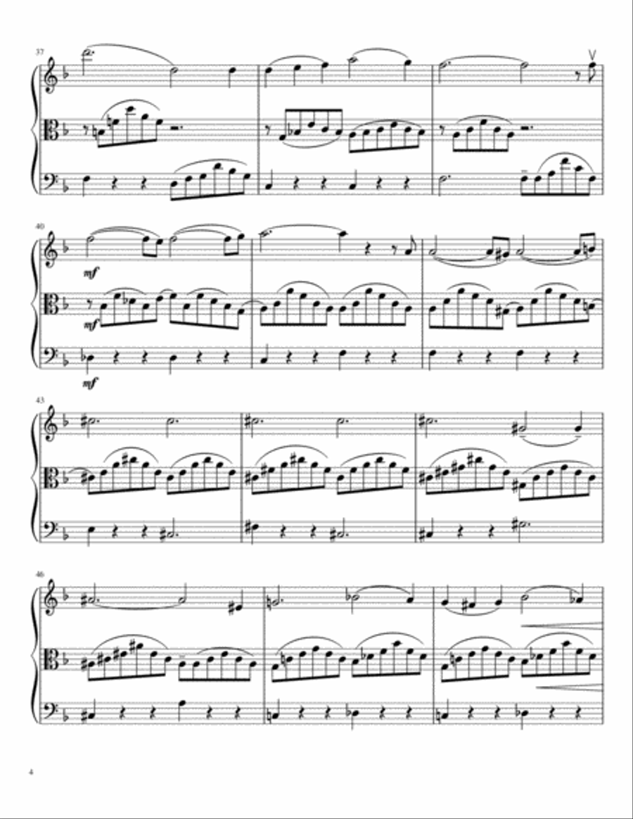 Liebestraum Liebestraum String Trio scores gallery preview page 5