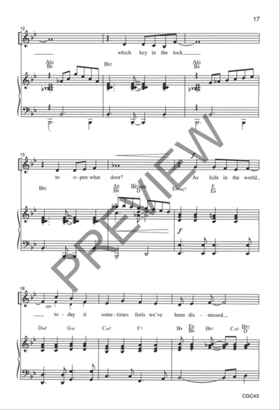 All God's Children Preview Kit (Score & CD) Choir scores gallery preview page 10