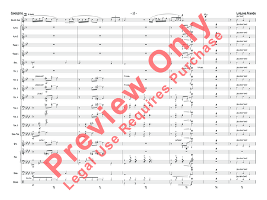 Lifelong Friends Lifelong Friends Jazz Ensemble scores gallery preview page 24