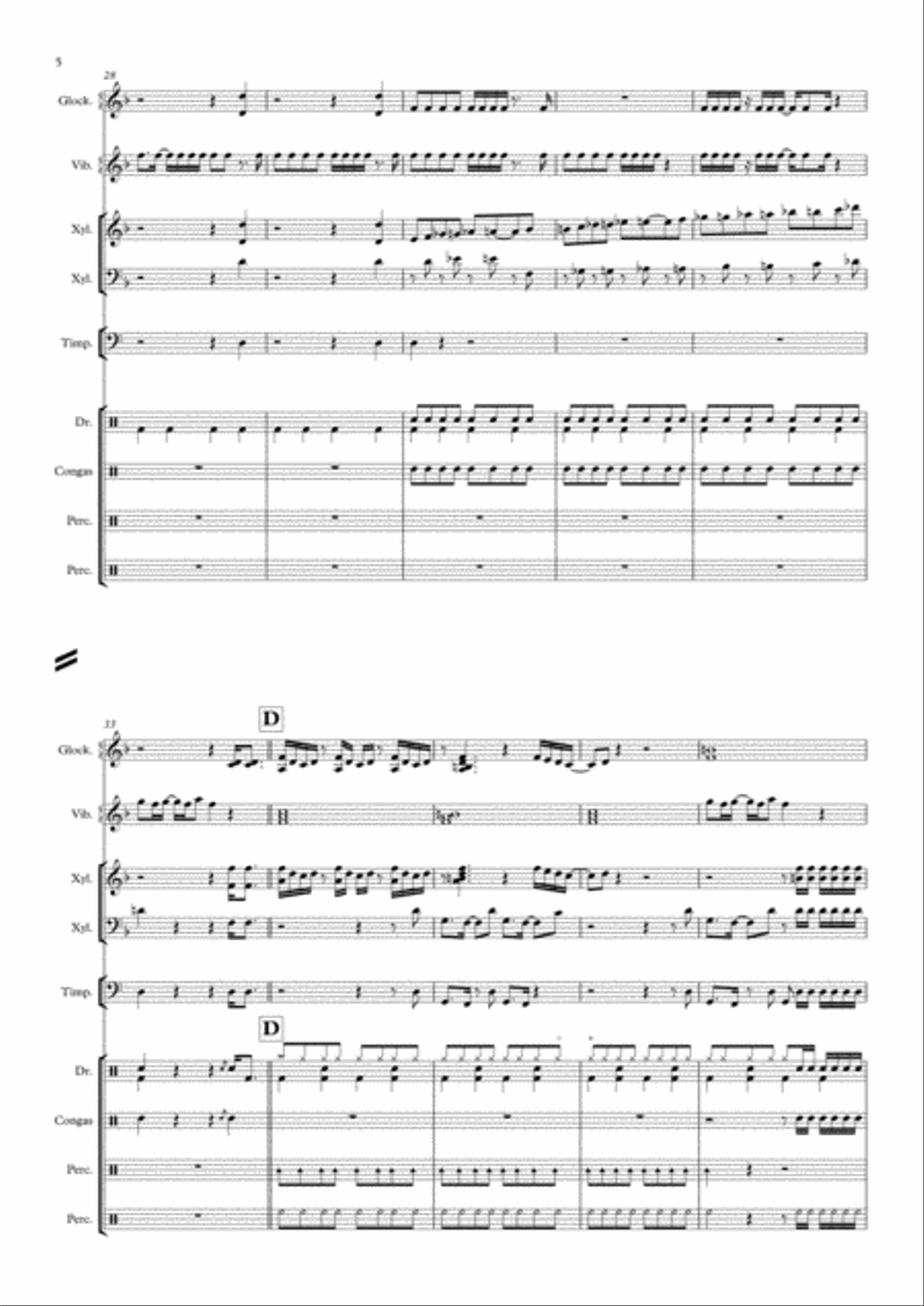 Uptown Funk Uptown Funk Small Ensemble scores gallery preview page 6