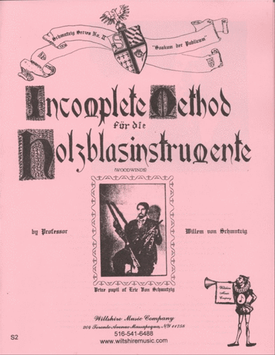 Incomplete Method Fur Die Holzblasinstrumente Collection / Songbook scores gallery preview page 1
