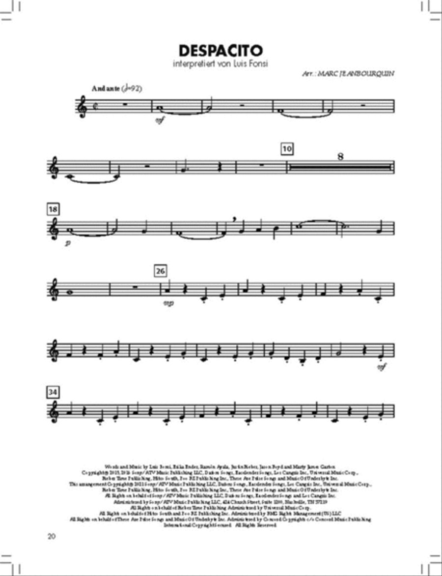 BläserKlasse Chart-Hits - Bassklarinette/Tenorhorn Concert Band scores gallery preview page 4