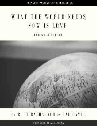 Book cover for What The World Needs Now Is Love
