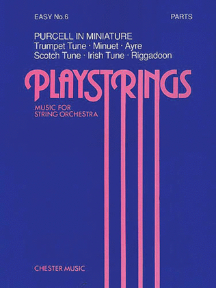 Book cover for Playstrings Easy No. 6 Purcell In Miniature