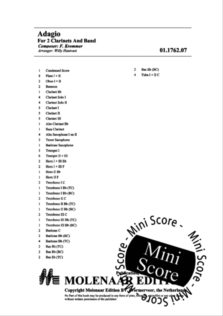 Adagio Concert Band scores gallery preview page 4